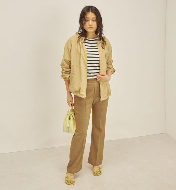 SHIPS for women「〈手洗い可能/撥水加工〉ナイロン ギャザー ショート ブルゾン ◇」|ブルゾン・スタジャン|