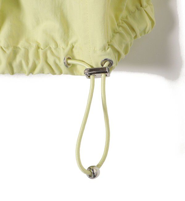 SHIPS for women「〈手洗い可能/撥水加工〉ナイロン ギャザー ショート ブルゾン ◇」|ブルゾン・スタジャン|