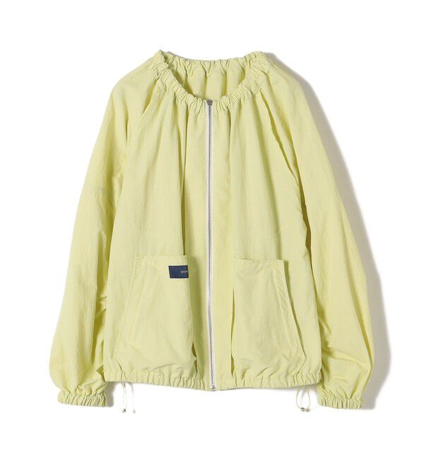 SHIPS for women「〈手洗い可能/撥水加工〉ナイロン ギャザー ショート ブルゾン ◇」|ブルゾン・スタジャン|