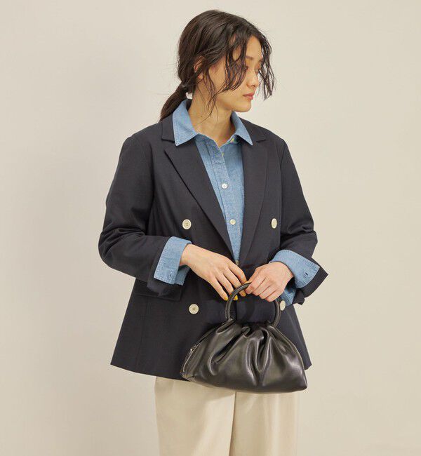 SHIPS for women「コットン リネン オックス ダブル ジャケット」|その他|