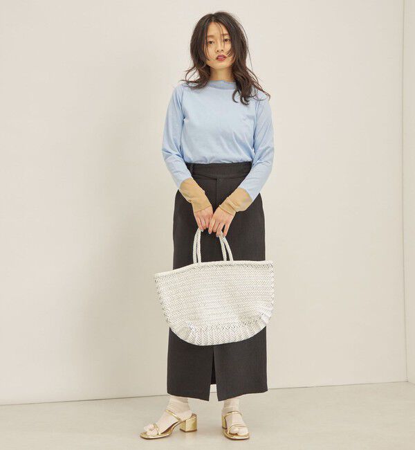 SHIPS for women「MANTECO 麻混 タイト ロング スカート◇」|スカート|