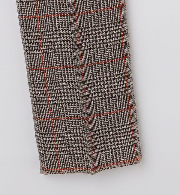 SHIPS「SHIPS: ラグジュアリー グレンチェック ツープリーツ パンツ」|チノ|