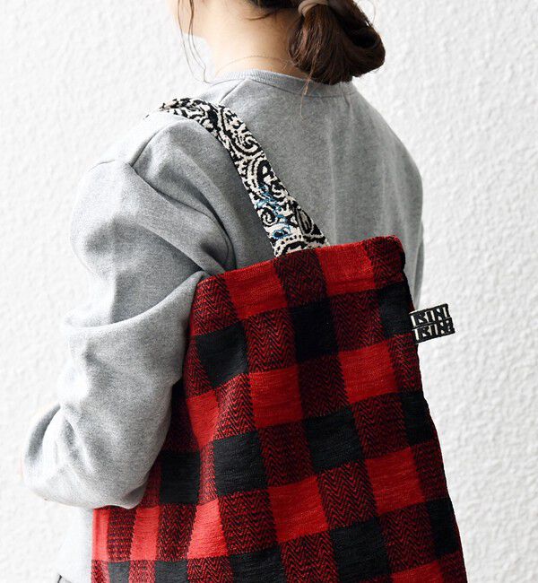 SHIPS any「【SHIPS any別注】BINDU: デザイン ジャカード トートバッグ」|トートバッグ|