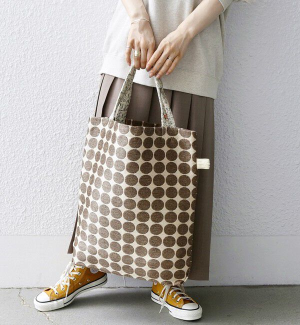 SHIPS any「【SHIPS any別注】BINDU: デザイン ジャカード トートバッグ」|トートバッグ|