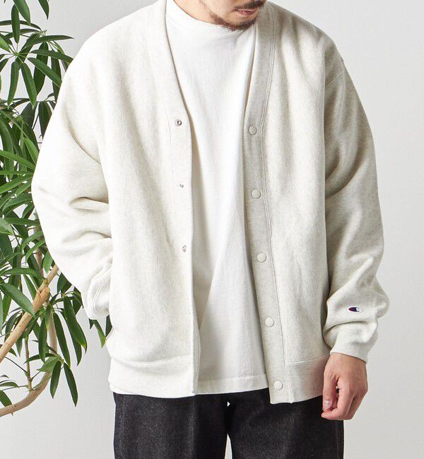 SHIPS any「【Begin11月号 BB10 掲載】【SHIPS any別注】Champion: リバースウィーブ Vネック カーディガン◇」|カーディガン|