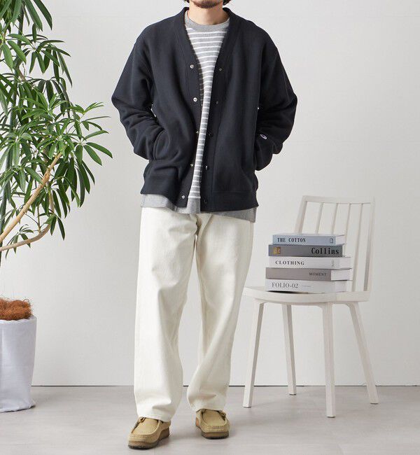 SHIPS any「【Begin11月号 BB10 掲載】【SHIPS any別注】Champion: リバースウィーブ Vネック カーディガン◇」|カーディガン|