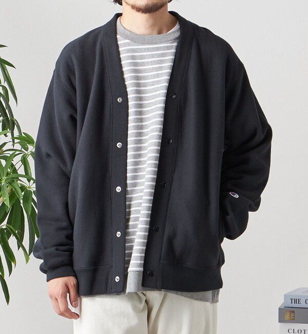 SHIPS any「【Begin11月号 BB10 掲載】【SHIPS any別注】Champion: リバースウィーブ Vネック カーディガン◇」|カーディガン|