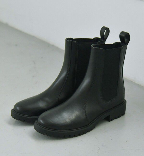 quaranciel「quaranciel: トラック ソール サイドゴア ブーツ」|ショートブーツ|