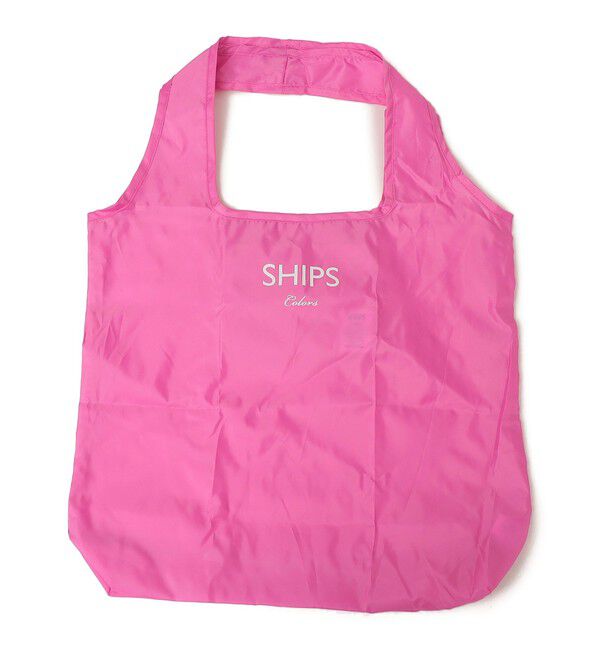 SHIPS Colors 「SHIPS Colors:〈手洗い可能〉リサイクル エコバッグ (M)」|エコバッグ|ピンク