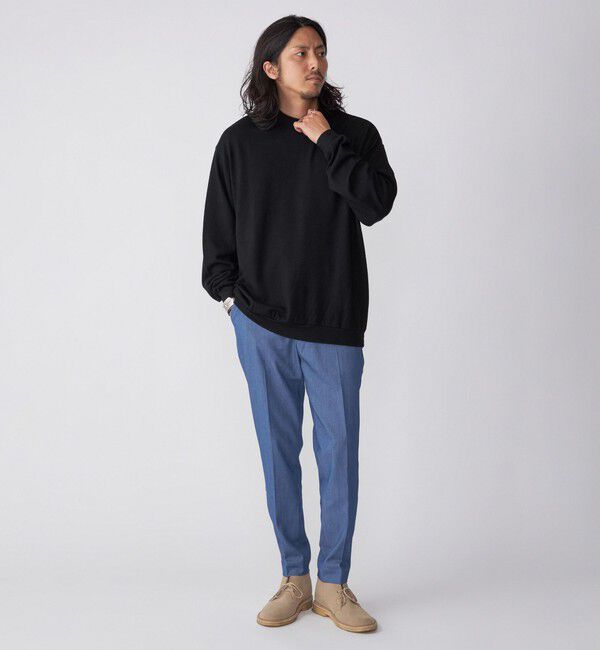 SHIPS「【WEB限定】SHIPS: WONDER デニムライク スラックス」|スラックス|