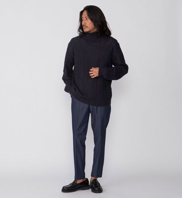 SHIPS「【WEB限定】SHIPS: WONDER デニムライク スラックス」|スラックス|