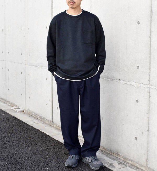 SHIPS any「SHIPS any: パールワッフル フェイクレイヤード Tシャツ (ロンT)◇」|Tシャツ・カットソー|