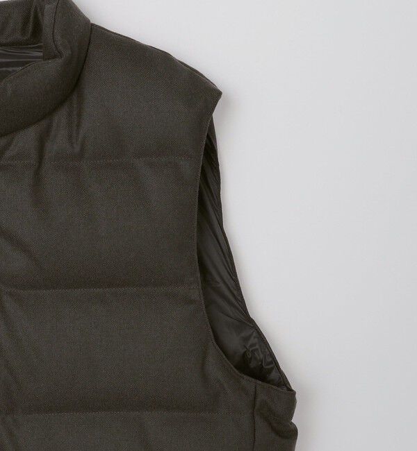 SHIPS「SHIPS: ウールファブリック ダウン ベスト」|ダウンベスト・ベスト|