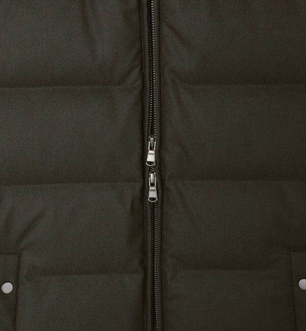 SHIPS「SHIPS: ウールファブリック ダウン ベスト」|ダウンベスト・ベスト|