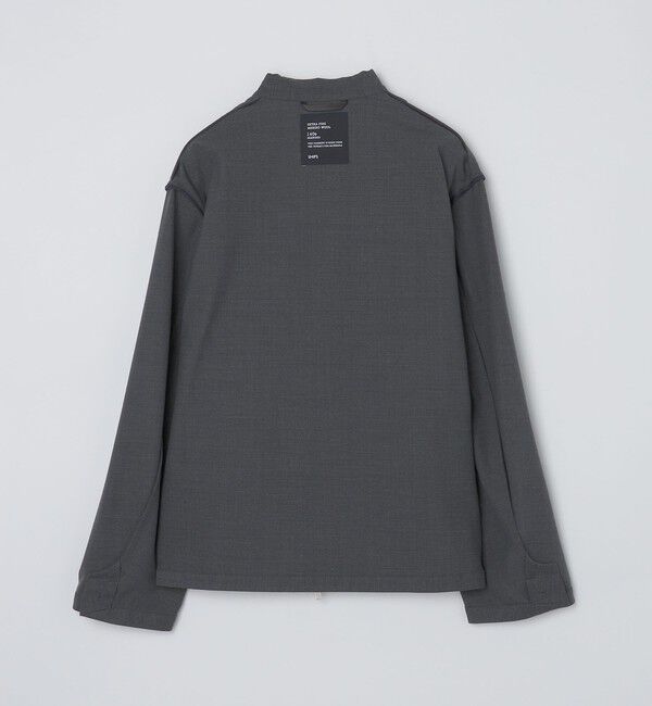 SHIPS「SHIPS: 〈セットアップ対応〉スーパー140 リラックス ジップアップ ブルゾン」|ブルゾン・スタジャン|