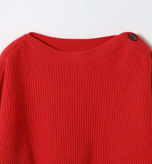 SHIPS any「SHIPS any: AQUA カシミヤ ミックス ボートネック ニット プルオーバー」|ニット・セーター|