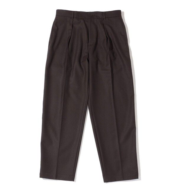 SHIPS「Southwick Gate Label: ウール 1プリーツ パンツ」|チノ|