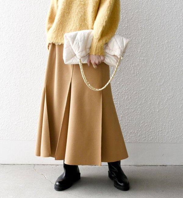 SHIPS any「SHIPS any: エア ニードル タック ミディ スカート」|スカート|