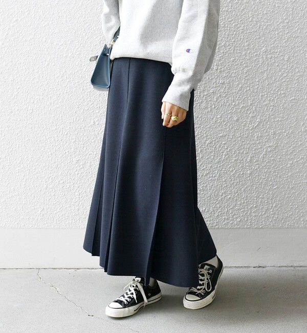 SHIPS any「SHIPS any: エア ニードル タック ミディ スカート」|スカート|