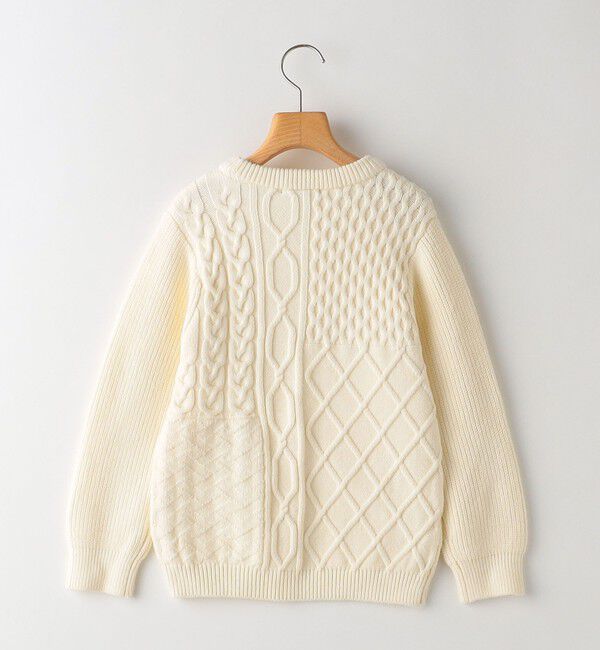 SHIPS KIDS「SHIPS KIDS:100～130cm /〈手洗い可能〉ケーブル ニット」|ニット・セーター|