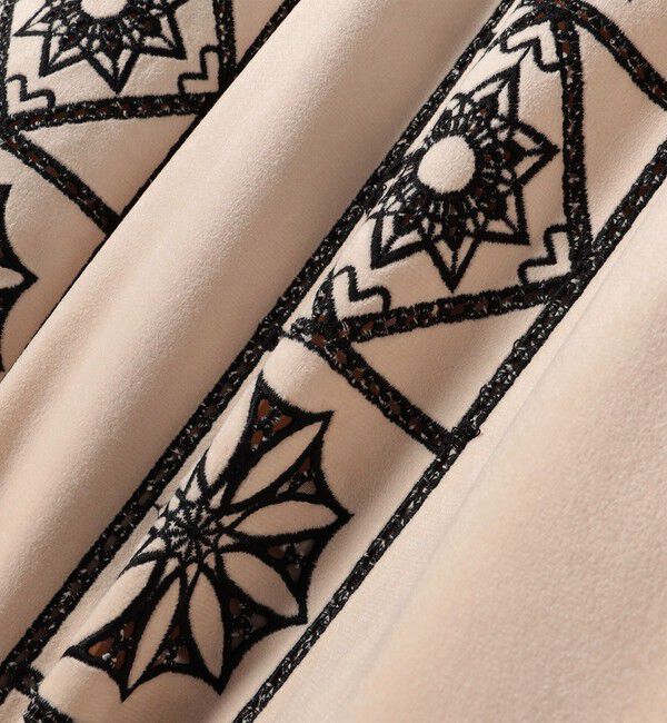 SHIPS any「bon_meur:〈洗濯機可能〉ベロア カットワーク ワンピース」|ワンピース|