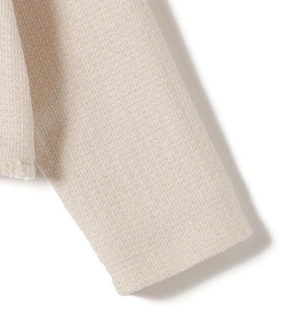 SHIPS for women「〈セレモニー対応可〉スラブ ツイード ノーカラー ジャケット（セットアップ対応）」|ノーカラージャケット|