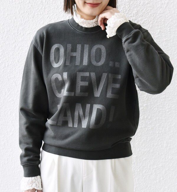 SHIPS for women「【SHIPS別注】Odub:〈手洗い可能〉メタリック ロゴ スウェット 24SS ◇」|スウェット・ジャージ|