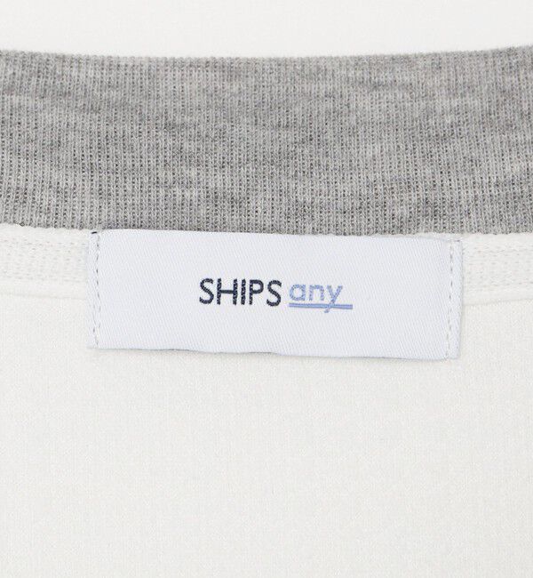 SHIPS any「【WEB限定】SHIPS any: ジャカード フェイクレイヤード ポケット Tシャツ◇」|Tシャツ・カットソー|