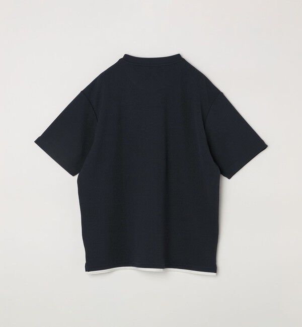 SHIPS any「【WEB限定】SHIPS any: ジャカード フェイクレイヤード ポケット Tシャツ◇」|Tシャツ・カットソー|