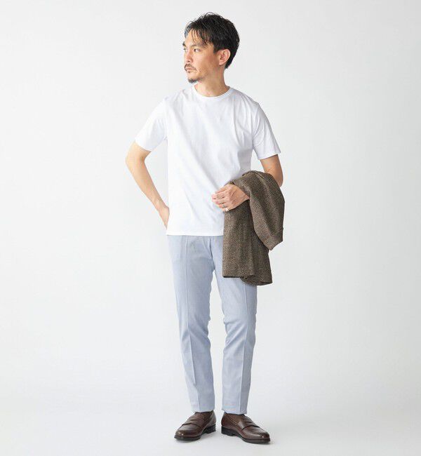 SHIPS「SHIPS: ALBINI クルーネック 無地 Tシャツ」|Tシャツ・カットソー|