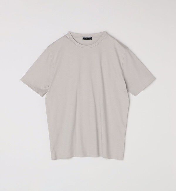 SHIPS「SHIPS: ALBINI クルーネック 無地 Tシャツ」|Tシャツ・カットソー|ライトグレー