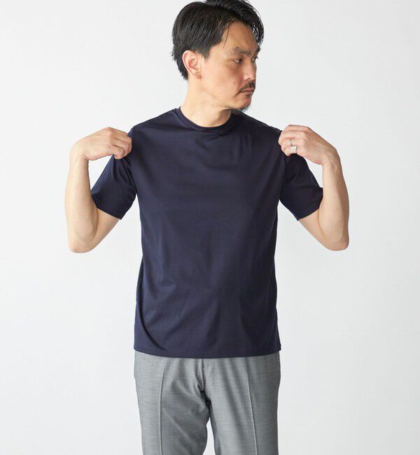 SHIPS「SHIPS: ALBINI クルーネック 無地 Tシャツ」|Tシャツ・カットソー|