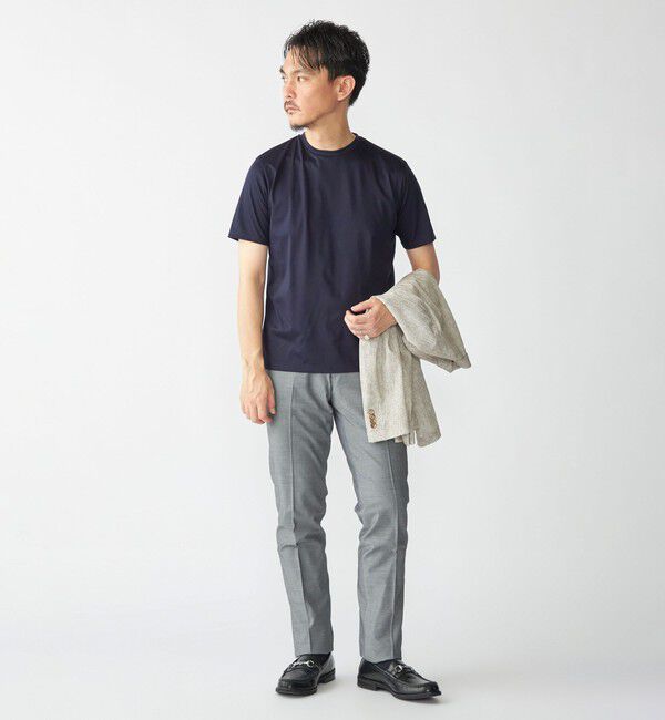 SHIPS「SHIPS: ALBINI クルーネック 無地 Tシャツ」|Tシャツ・カットソー|