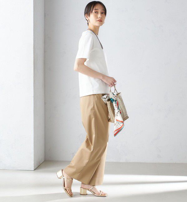 SHIPS for women「〈手洗い可能〉ベーシック TEE」|Tシャツ・カットソー|