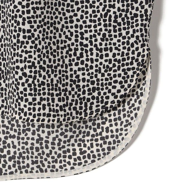 SHIPS for women「〈手洗い可能〉ネック ギャザー プリント ドルマン ブラウス」|シャツ・ブラウス|