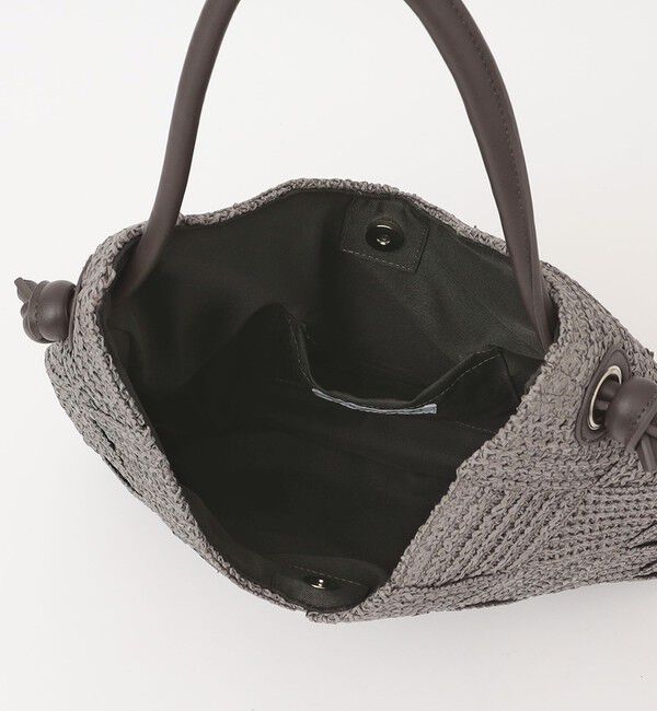 quaranciel「quaranciel: ワンハンドル Vカット メッシュ バッグ（A4対応）」|トートバッグ|