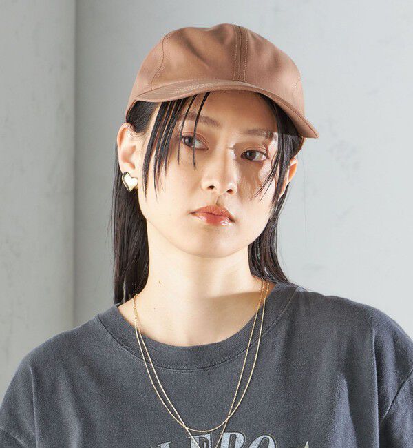 SHIPS for women「perah:シャイニー キャップ」|キャップ・キャスケット|キャメル