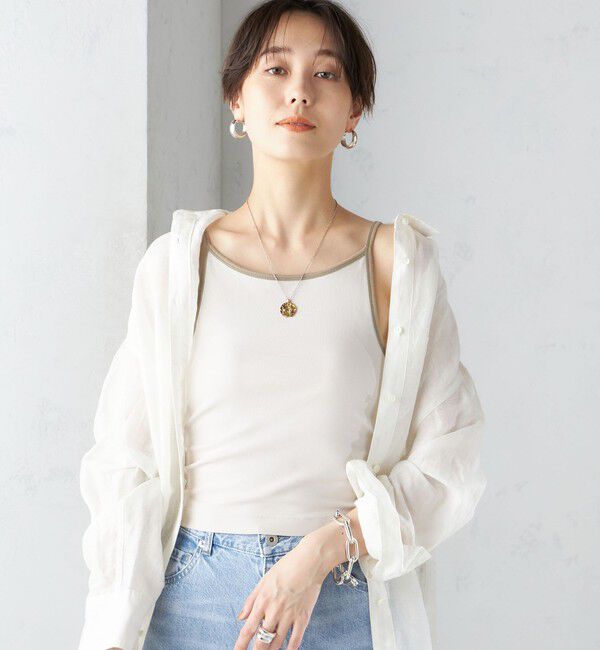 SHIPS for women「〈手洗い可能〉カップ付き キャミソール ◇」|インナー|