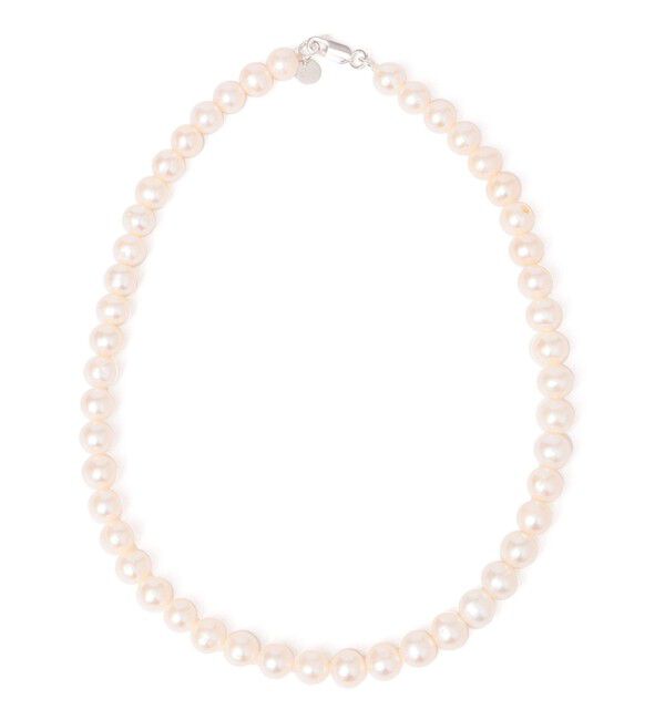 SHIPS for women「8mm 丸玉 ベーシック パール ネックレス」|ネックレス|シルバー