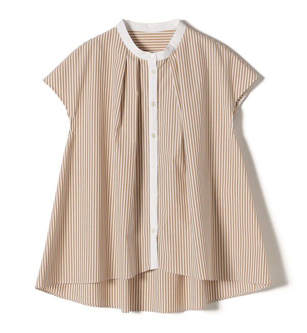 SHIPS for women「〈手洗い可能〉裾 フレア フレンチ スリーブ ブラウス」|シャツ・ブラウス|