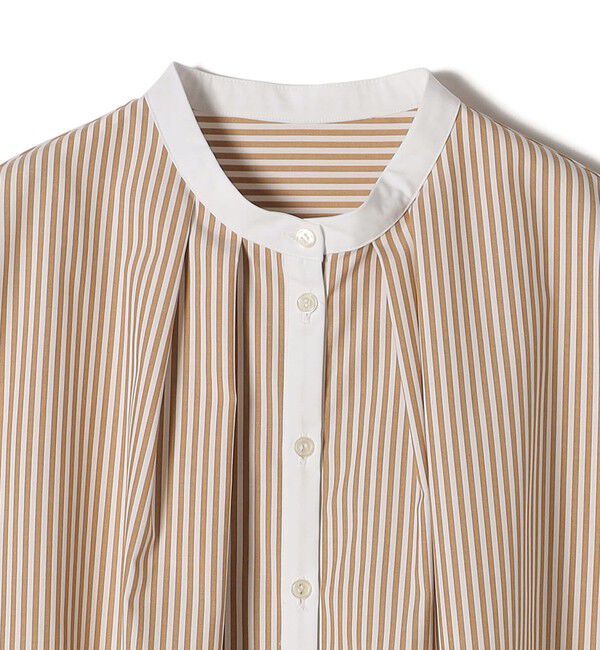 SHIPS for women「〈手洗い可能〉裾 フレア フレンチ スリーブ ブラウス」|シャツ・ブラウス|