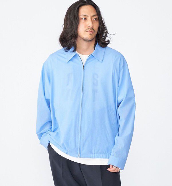 SHIPS「SHIPS:〈洗濯機可能〉ローン シャツ ジップ ブルゾン」|ブルゾン・スタジャン|