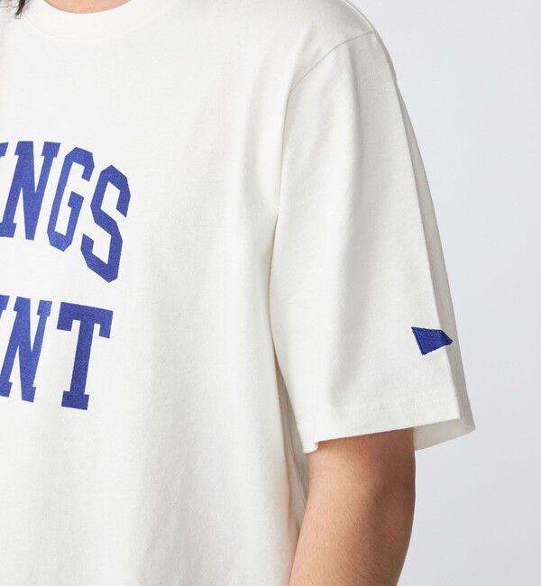 SHIPS「【SHIPS別注】KINGS POINT: ロゴ プリント 半袖 Tシャツ」|Tシャツ・カットソー|