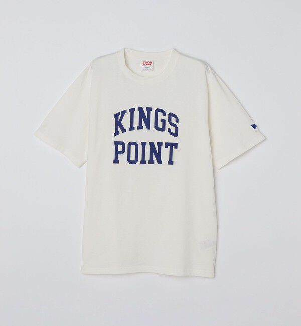 SHIPS「【SHIPS別注】KINGS POINT: ロゴ プリント 半袖 Tシャツ」|Tシャツ・カットソー|