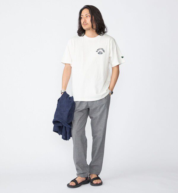 SHIPS「【SHIPS別注】KINGS POINT: ロゴ プリント 半袖 Tシャツ」|Tシャツ・カットソー|