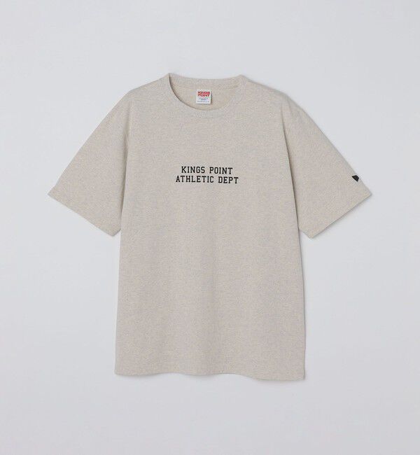 SHIPS「【SHIPS別注】KINGS POINT: ロゴ プリント 半袖 Tシャツ」|Tシャツ・カットソー|