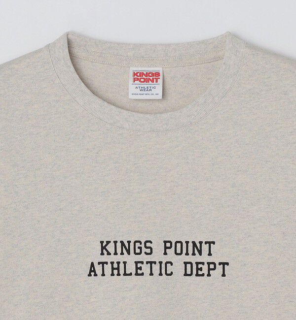 SHIPS「【SHIPS別注】KINGS POINT: ロゴ プリント 半袖 Tシャツ」|Tシャツ・カットソー|