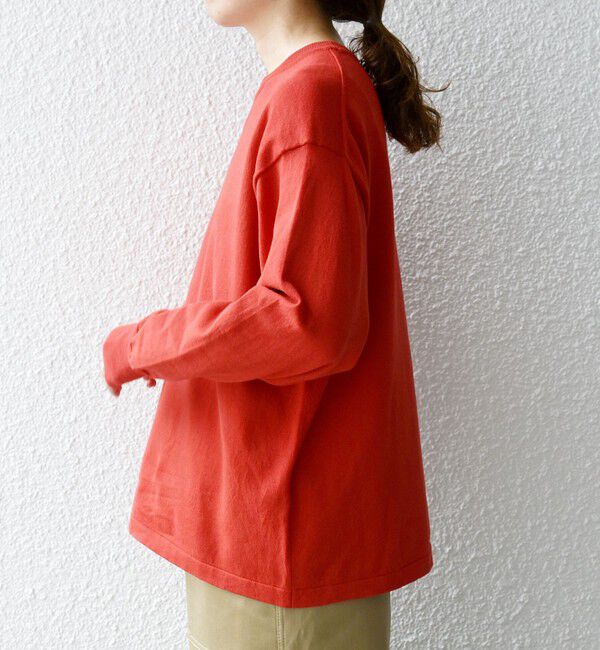 SHIPS any「SHIPS any:〈手洗い可能〉スウェットライク ニット プルオーバー」|ニット・セーター|