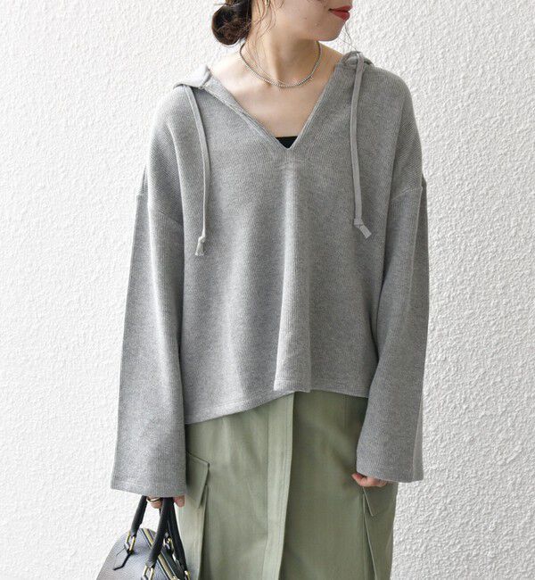 SHIPS any「SHIPS any:〈手洗い可能〉サカリバ フード ショート プルオーバー」|その他|