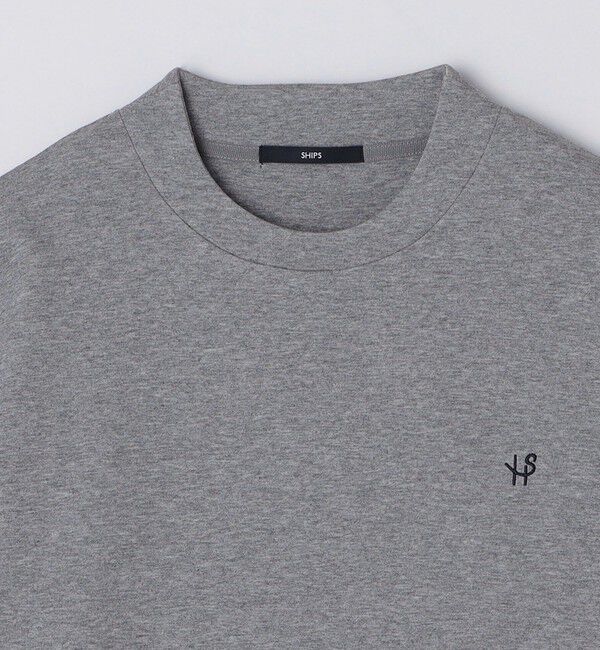 SHIPS「【WEB限定】SHIPS: テレワーク ビズ ワンポイントロゴ ハイゲージ ダブルニット スウェット」|スウェット・ジャージ|